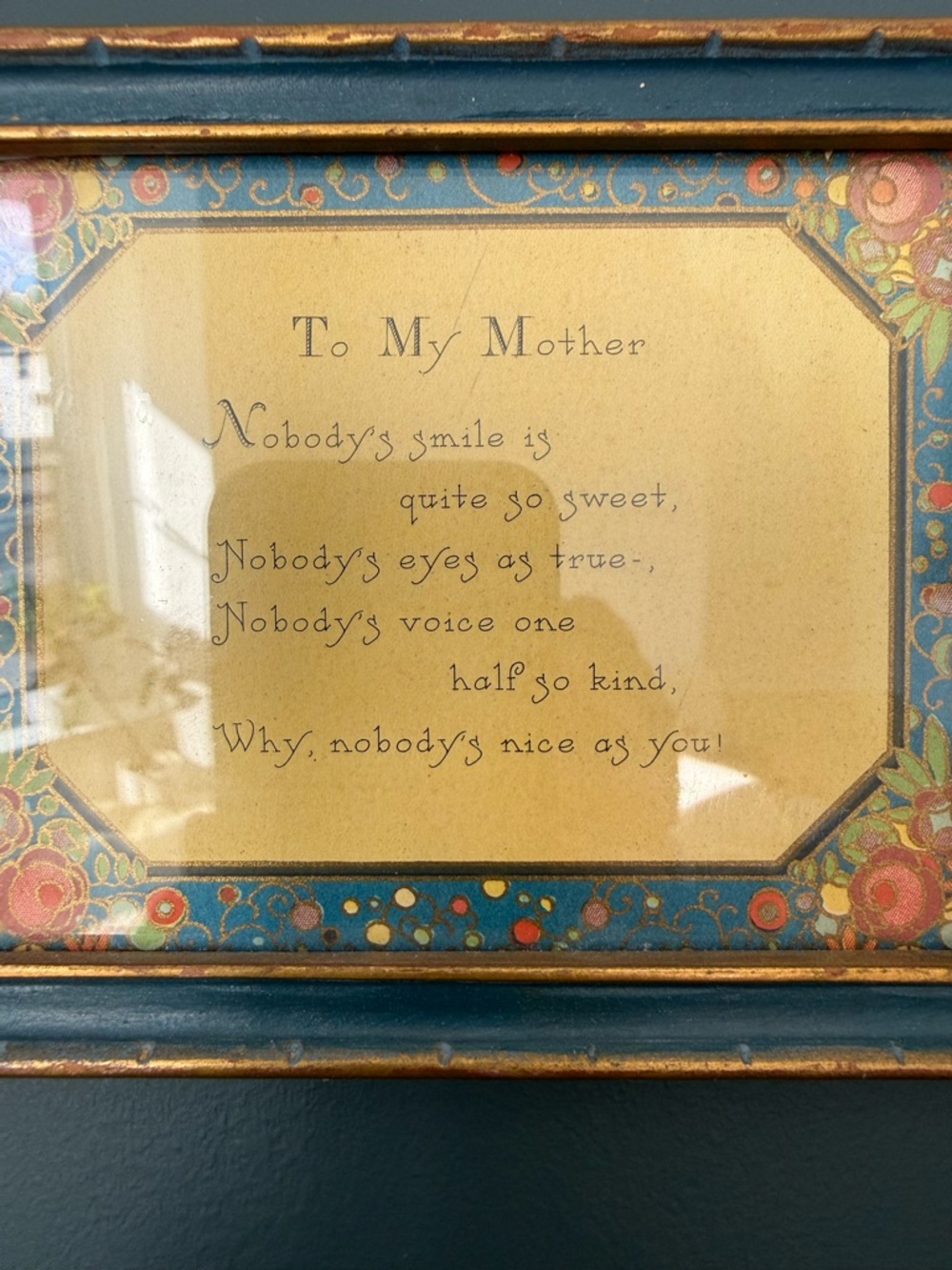 Vintage Mother’s Day Framed Sentiment Wall Art